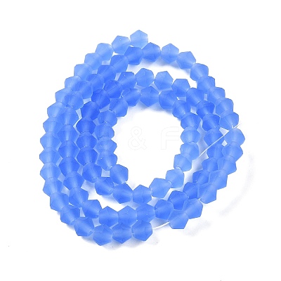 Imitate Austrian Crystal Frosted Glass Beads Strands EGLA-A039-T3mm-MD07-1