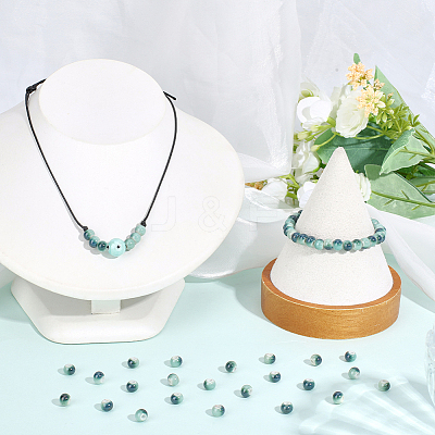 120Pcs Handmade Porcelain Beads PORC-PA0001-30D-1