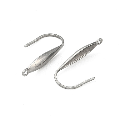 304 Stainless Steel Ear Wire Accessory X-STAS-Q336-12B-P-1