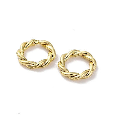 Brass Linking Rings KK-U042-01G-02-1