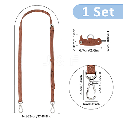 PU Leather Bag Straps DIY-WH0581-26A-1