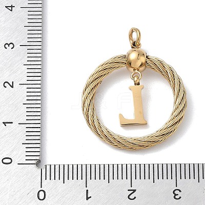 304 Stainless Steel Pendants STAS-D154-01L-G-1