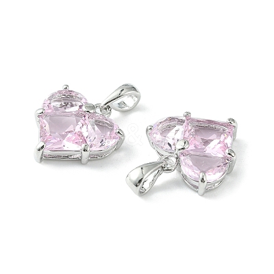 Brass Micro Pave Cubic Zirconia Charms LS-KK-L208-03P-04-1