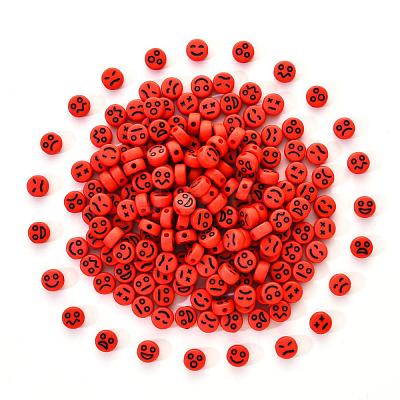 Opaque Acrylic Beads MACR-YW0001-22B-1