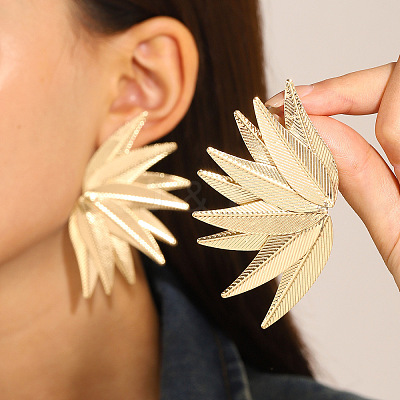 Alloy Stud Earrings WH-WG33D2D-01-1