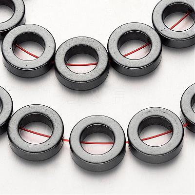 Non-magnetic Synthetic Hematite Beads Strands G-F300-04-09-1