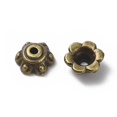 Tibetan Style Bead Caps MLF0571Y-NF-1