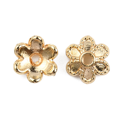 Brass Bead Caps KK-WH0035-59-1