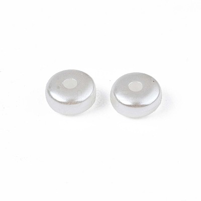 ABS Plastic Imitation Pearl Beads X-OACR-N008-109-1