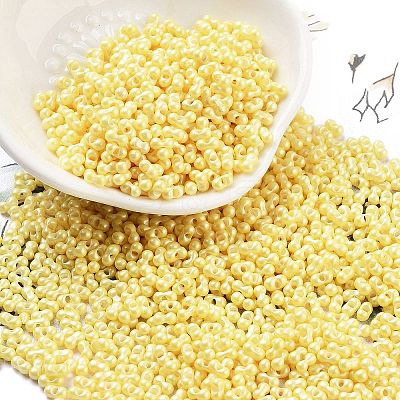 Opaque Colours Glass Seed Beads SEED-A033-06N-1
