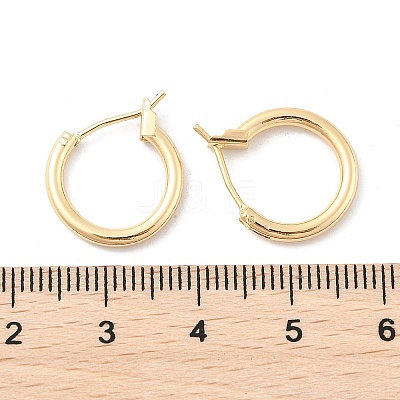 Brass Hoop Earrings KK-S356-150G-NF-1