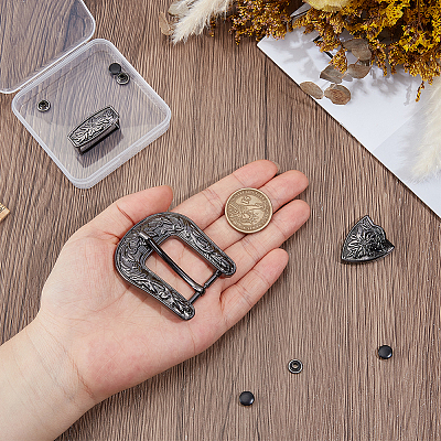 1Pc Belt Alloy Buckle Sets FIND-GF0008-76B-1