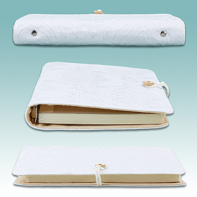 1Pc Cotton and Linen Binder Book Cover AJEW-FH0006-82B-1