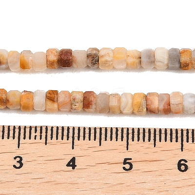 Natural Crazy Agate Beads Strands G-G345-C04-2x4mm-1