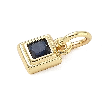 Brass Pave Cubic Zirconia Pendants LS-KK-K368-13G-05-1