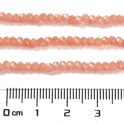 Baking Paint Imitation Jade Glass Bead Strands LS-DGLA-A034-J8MM-A34-1