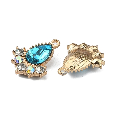 Glass Rhinestone Pendants FIND-TAC0017-07LG-02-1
