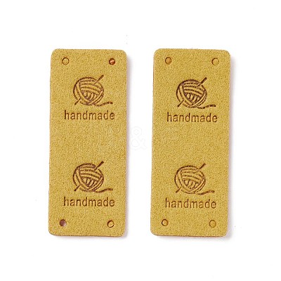 PU Leather Labels DIY-C057-01B-1