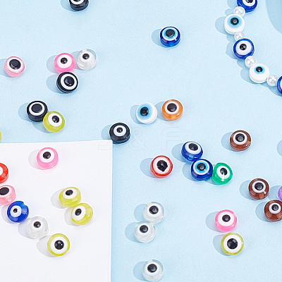 900Pcs 15 Colors Opaque Resin Beads RESI-PA0001-12-1