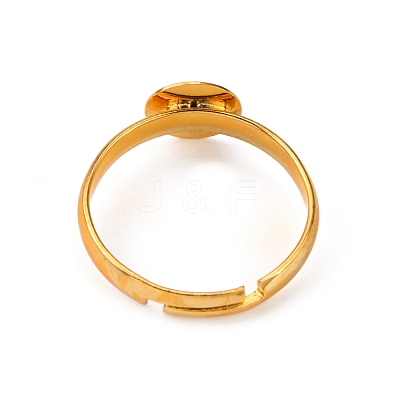Brass Adjustable Ring Components KK-WH0035-83-1