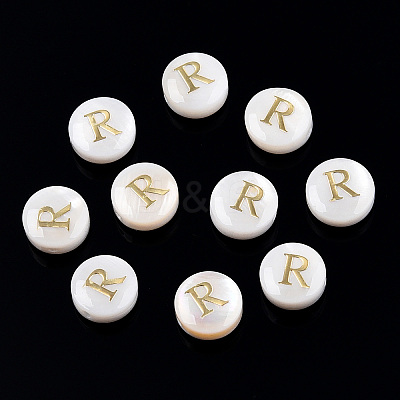 Natural Freshwater Shell Beads SHEL-N036-01R-1