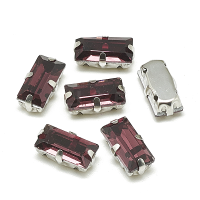 Sew on Rhinestone RGLA-T092-5x10mm-18P-1