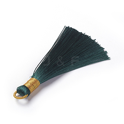 Polyester Tassel Pendants FIND-I009-D24-1