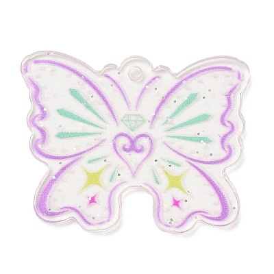 Acrylic Pendants OACR-I008-02D-1