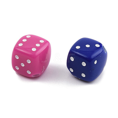 Opaque Acrylic Beads OACR-P028-03A-1