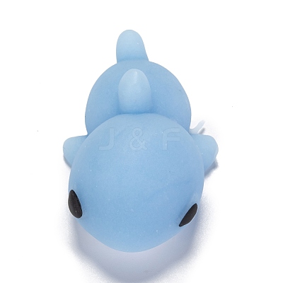 Shark Shape Stress Toy AJEW-H125-21-1