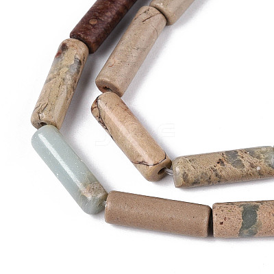 Natural Shoushan Stone Beads Strands G-T141-78B-1