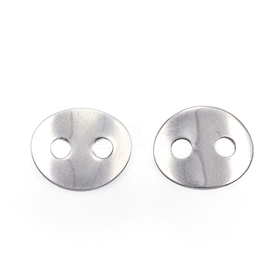 Tarnish Resistant 2-Hole 201 Stainless Steel Sewing Buttons STAS-E147-32P-1