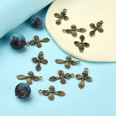 Tibetan Style Alloy Gothic Pendants MLF0175Y-NF-1