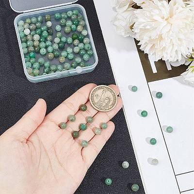 2 Strands Natural Green Aventurine Beads Strands G-GO0001-29A-1