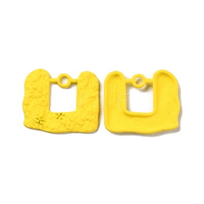 Spray Painted Alloy Pendants PALLOY-P263-A01-1