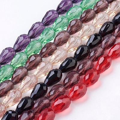 Glass Beads Strands GLAA-R024-15x10mm-M-1