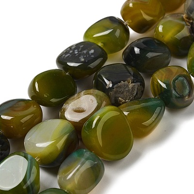 Natural Agate Beads Strands G-H295-D01-09-1