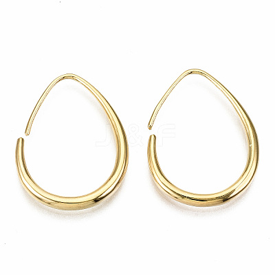 Brass Dangle Earrings X-KK-T056-110G-NF-1