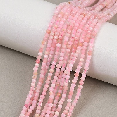 Natural Peru Pink Opal Beads Strands G-F798-A01-01C-1