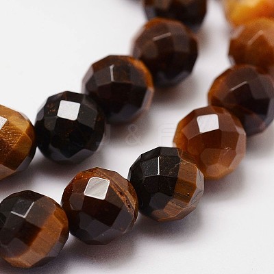 Natural Tiger Eye Beads Strands G-N0179-01-8mm-1