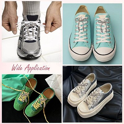Plastic Imitation Pearl Bowknot Shoe Charms DIY-WH20002-152C-1