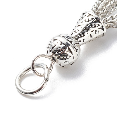 Tibetan Style Alloy Curb Chain Tassel Big Pendants FIND-I025-01C-1