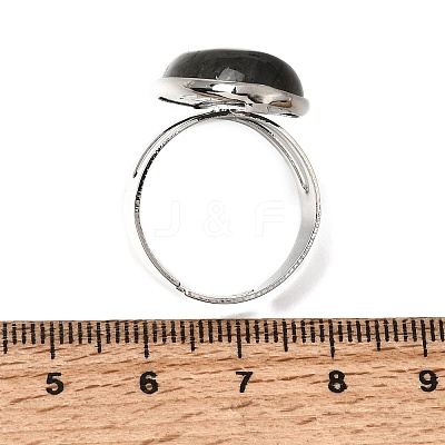 Adjustable Brass Cuff Open Rings for Women GG-CBA7610-09P-1