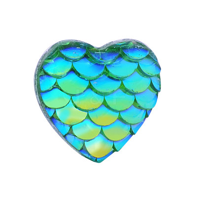 Resin Cabochons CRES-Q191-HA028-6-1