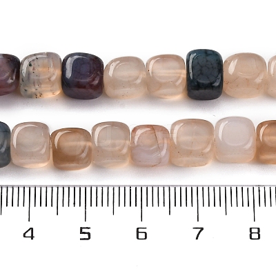 Natural Dragon Veins Agate Beads Strands G-G177-E13-01-1