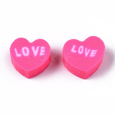 Handmade Polymer Clay Beads X-CLAY-N008-032E-1