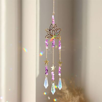 K9 Glass Cone Pendant Decoration LS-PW-WG94258-02-1