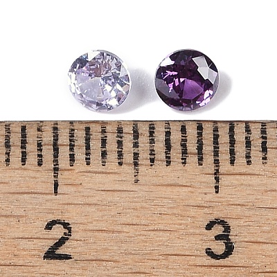 Mixed Grade A Diamond Shaped Cubic Zirconia Cabochons X-ZIRC-M002-4mm-1