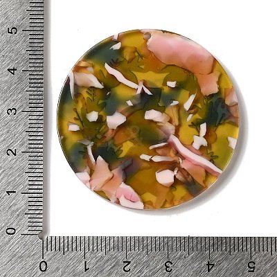 Transparent Christmas Themed Cellulose Acetate(Resin) Pendants OACR-L018-03F-1