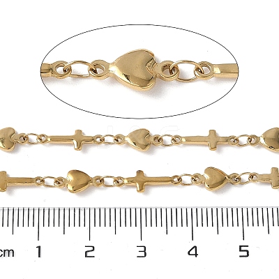 304 Stainless Steel Link Chains CHS-L030-08G-1